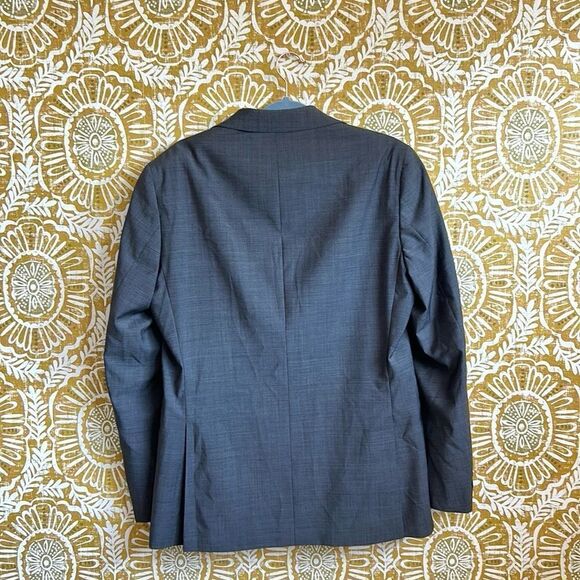 NWOT Jack Victor Esprit CT Micro Pattern Super 100’s Wool Jacket in Gray sz 38R - Picture 10 of 13